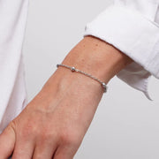 Bracciale in Acciaio catena con palline