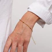 Bracciale in Acciaio catena con palline