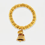 Bracciale in Acciaio campanella Capri con pois - BYSIMON gioielli