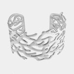 Bracciale in Acciaio rigido a fantasia silver - BYSIMON gioielli
