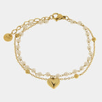 Bracciale in Acciaio multifilo con cuore COEUR - gioiello BySimon