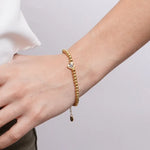 Bracciale in Acciaio sfere con cuore COEUR - gioiello BySimon