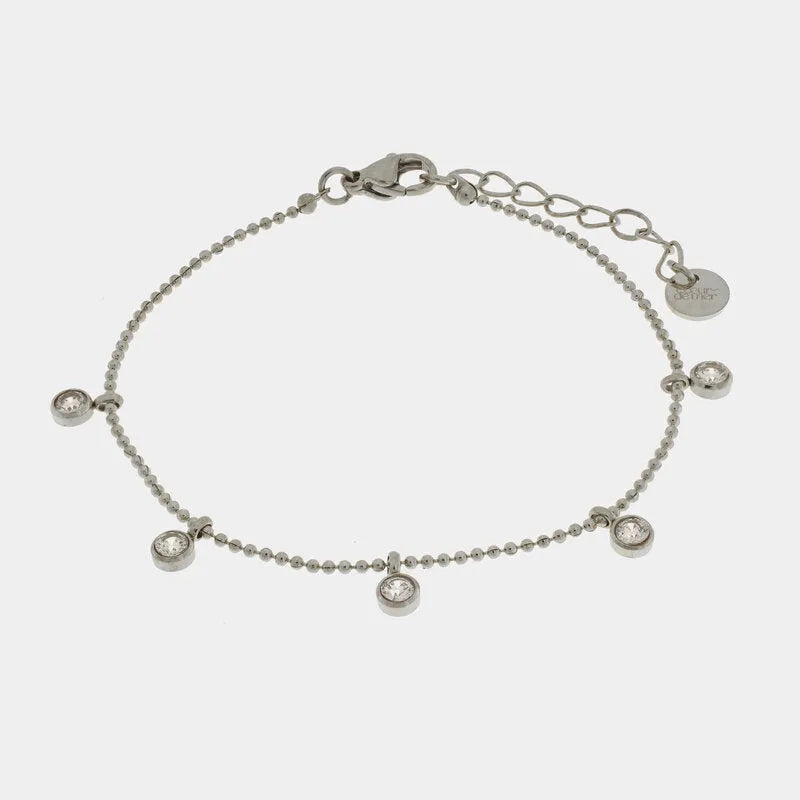 Bracciale in Acciaio punti luce pendenti COEUR - gioiello BySimon