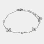 Bracciale in Acciaio con fiori COEUR - gioiello BySimon
