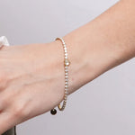 Bracciale in Acciaio tennis con cuore - BYSIMON gioielli