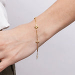 Bracciale in Acciaio fiori - BYSIMON gioielli
