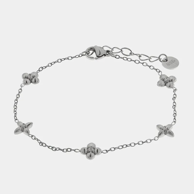 Bracciale in Acciaio fiori COEUR - gioiello BySimon