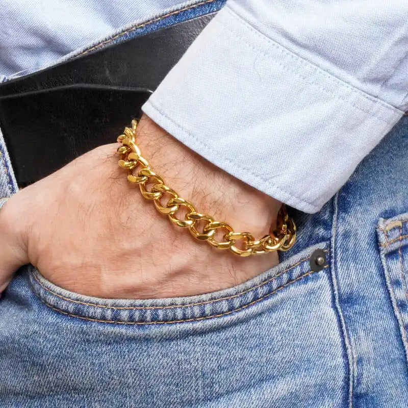 Bracciale in Acciaio catena - BYSIMON gioielli