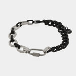 Bracciale in Acciaio catena nera - BYSIMON gioielli