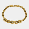 Bracciale in Acciaio catena gold