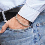 Bracciale in Acciaio catena - BYSIMON gioielli