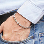 Bracciale in Acciaio maglia marina IJEWEL - gioiello BySimon