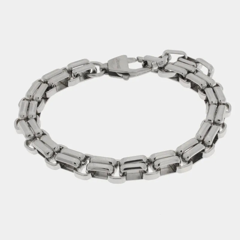 Bracciale in Acciaio catena IJEWEL - gioiello BySimon