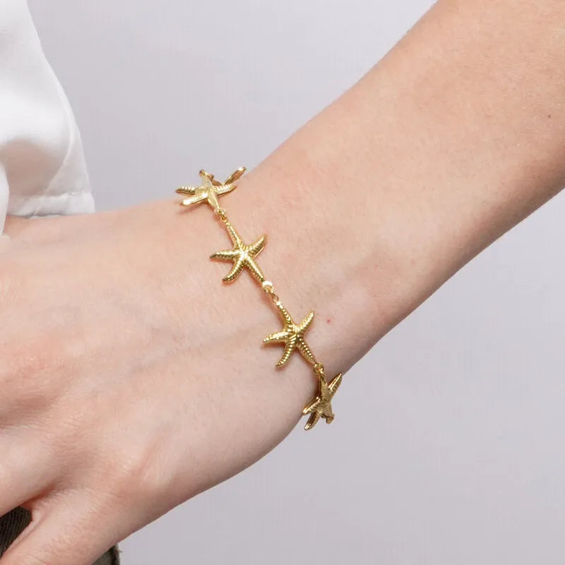 Bracciale in Acciaio stelle marine - BYSIMON gioielli