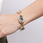 Bracciale in Acciaio cristalli - BYSIMON gioielli