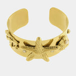 Bracciale in Acciaio stella marina e conchiglie - BYSIMON gioielli