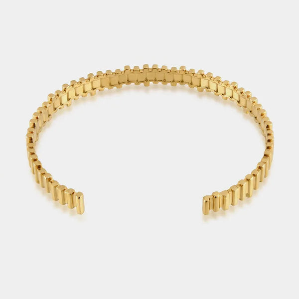 Bracciale in Acciaio a maglie piatte