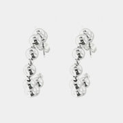 Orecchini in Metallo  a cerchio con sfere