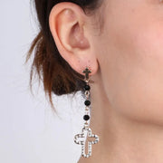 Orecchini in Metallo  con croci pendenti