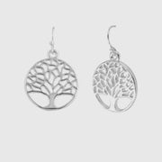 Orecchini in Metallo  simbolo albero della vita