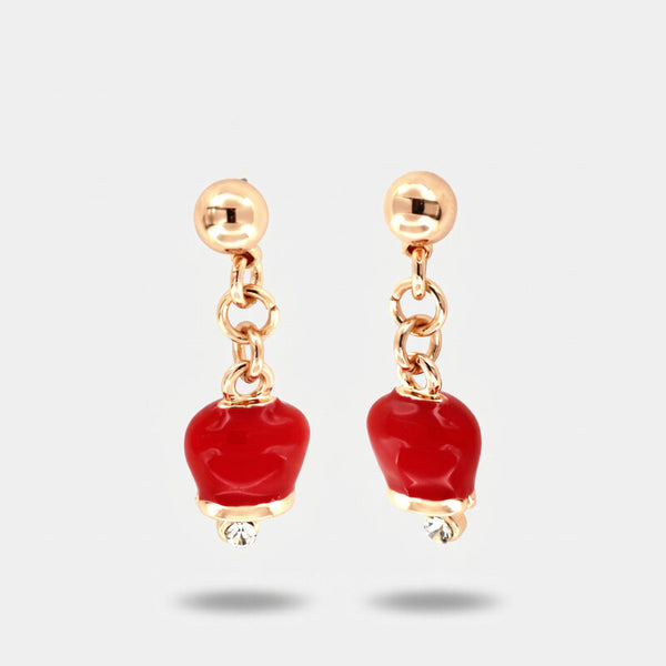 Orecchini con campanella portafortuna | regalo di laurea | BYSIMON