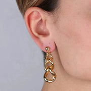 Orecchini in Metallo pendente con groumette