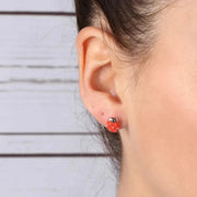 Orecchini in Metallo fichi d'india a lobo, impreziositi da smalti colorati