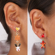 Orecchini in Metallo con pendenti natalizi