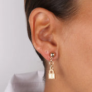 MonoOrec in Metallo con ciondolo pendente a forma di lucchetto