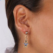 MonoOrec in Metallo con ciondolo pendente papà impreziosito da smalti colorati