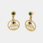 Orecchini in Metallo con palazzo ducale di Venezia