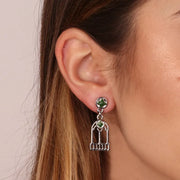 Orecchini in Metallo con palazzo ducale di Venezia