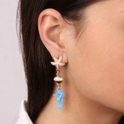 Orecchini in Metallo con cavalluccio marino