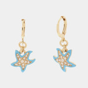 Orecchini in Metallo con pendente stelle marine