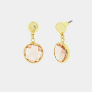 Orecchini in Metallo con cristalli pendenti