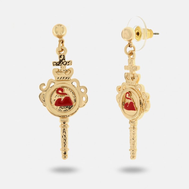 Orecchini con ampolla napoletana | regalo portafortuna originale | BYSIMON