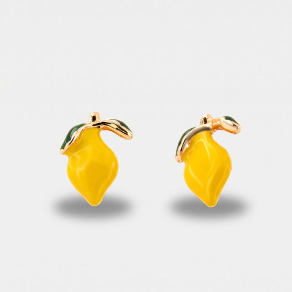 Orecchini in Metallo con limoni - BYSIMON gioielli