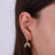 Orecchini in Metallo con luna