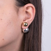 Orecchini in Metallo a lobo con sfere