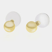 Orecchini in Metallo a lobo con sfere