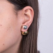 Orecchini in Metallo a lobo con sfere