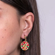 Orecchini in Metallo con albero di cuori