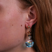 Collana in Metallo con bottiglina e pesciolini