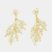 Orecchini in Metallo con perle pedenti