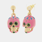 Orecchini in Metallo con capuzzella rosa