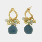 Orecchini in Metallo con pietre blu AMOVENEZIA - gioiello BySimon