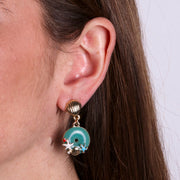 Orecchini in Metallo con pendenti  con stelle marine