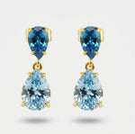 Orecchini in Metallo goccia azzurra CAPRI - gioiello BySimon