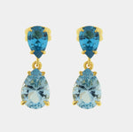 Orecchini in Metallo goccia azzurra CAPRI - gioiello BySimon