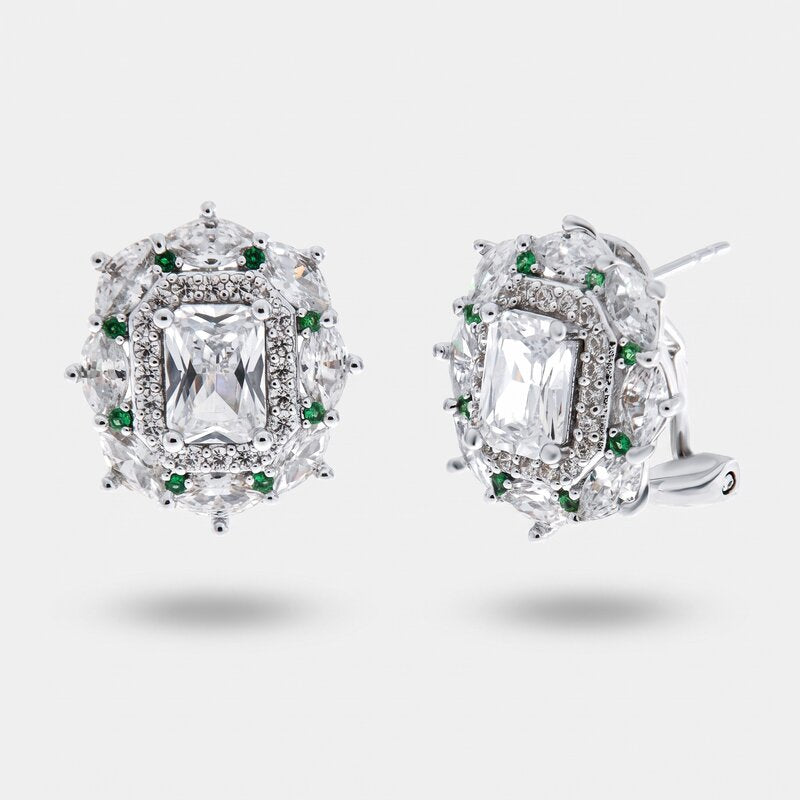 Orecchini in Metallo zirconato - BYSIMON gioielli